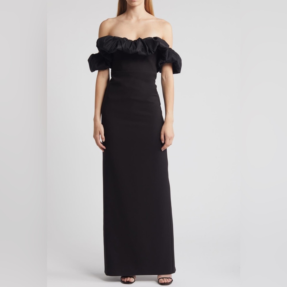 LIKELY size 2 Griffin Off the Shoulder Gown